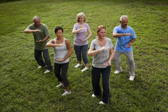 tai chi outside