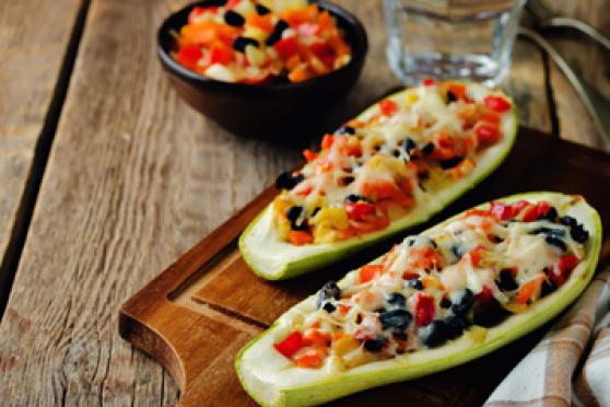 Zucchini Mexican Boat